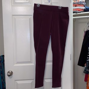 Maroon Jeggings